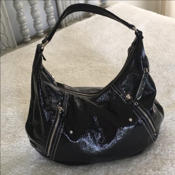 Cole Haan Handbags - Final Price ColeHaan Dark Brown Patent Leather Bag
